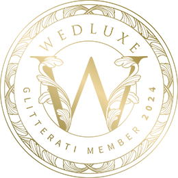 Wedluxe Glitterati recommended Vendor Badge